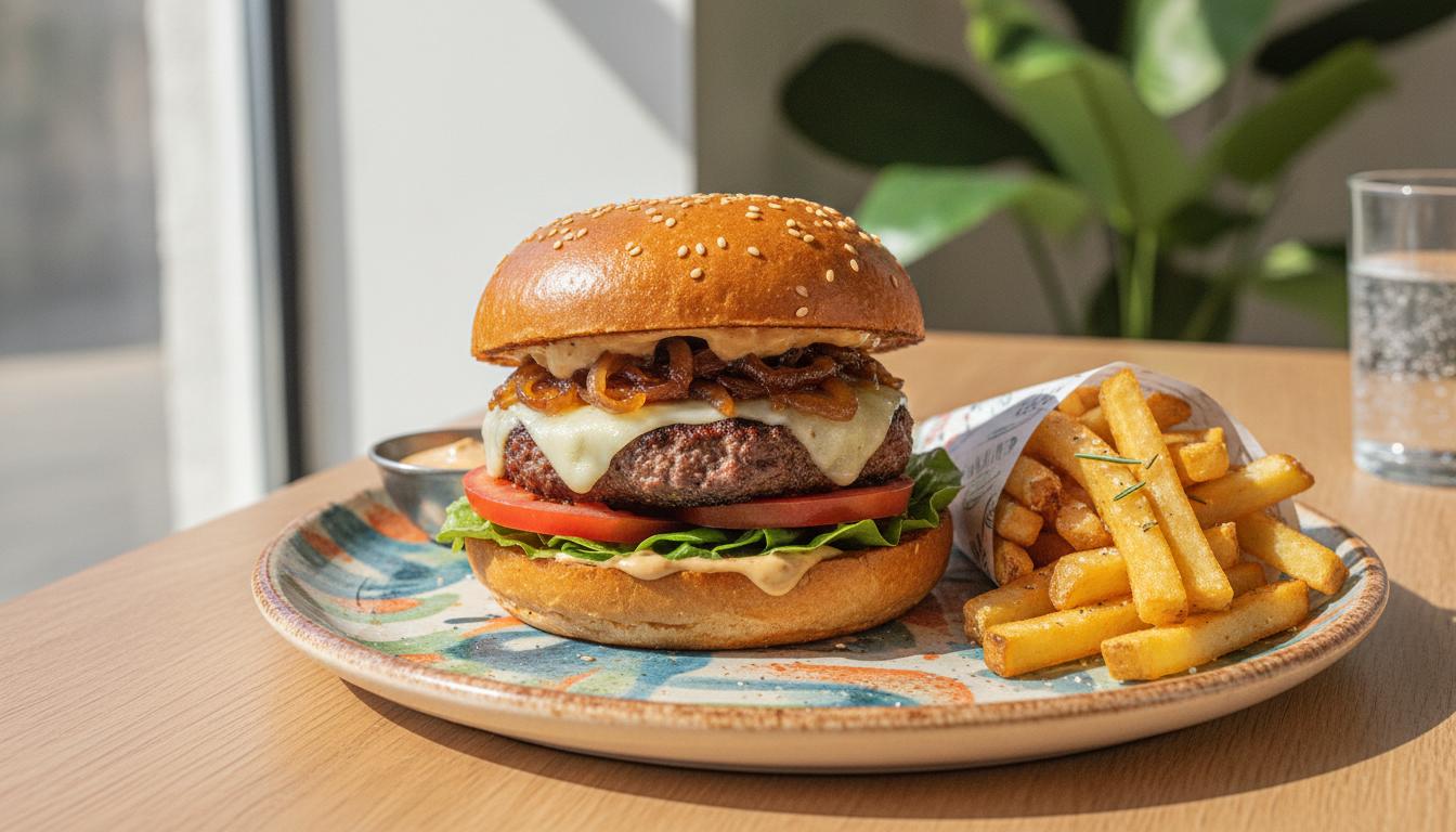 Dežela Okusov flat burger
