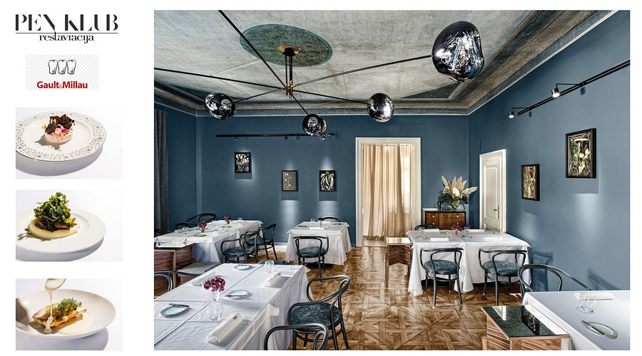 PEN klub restavracija - elegantna jedilnica z Gault&Millau nagradami